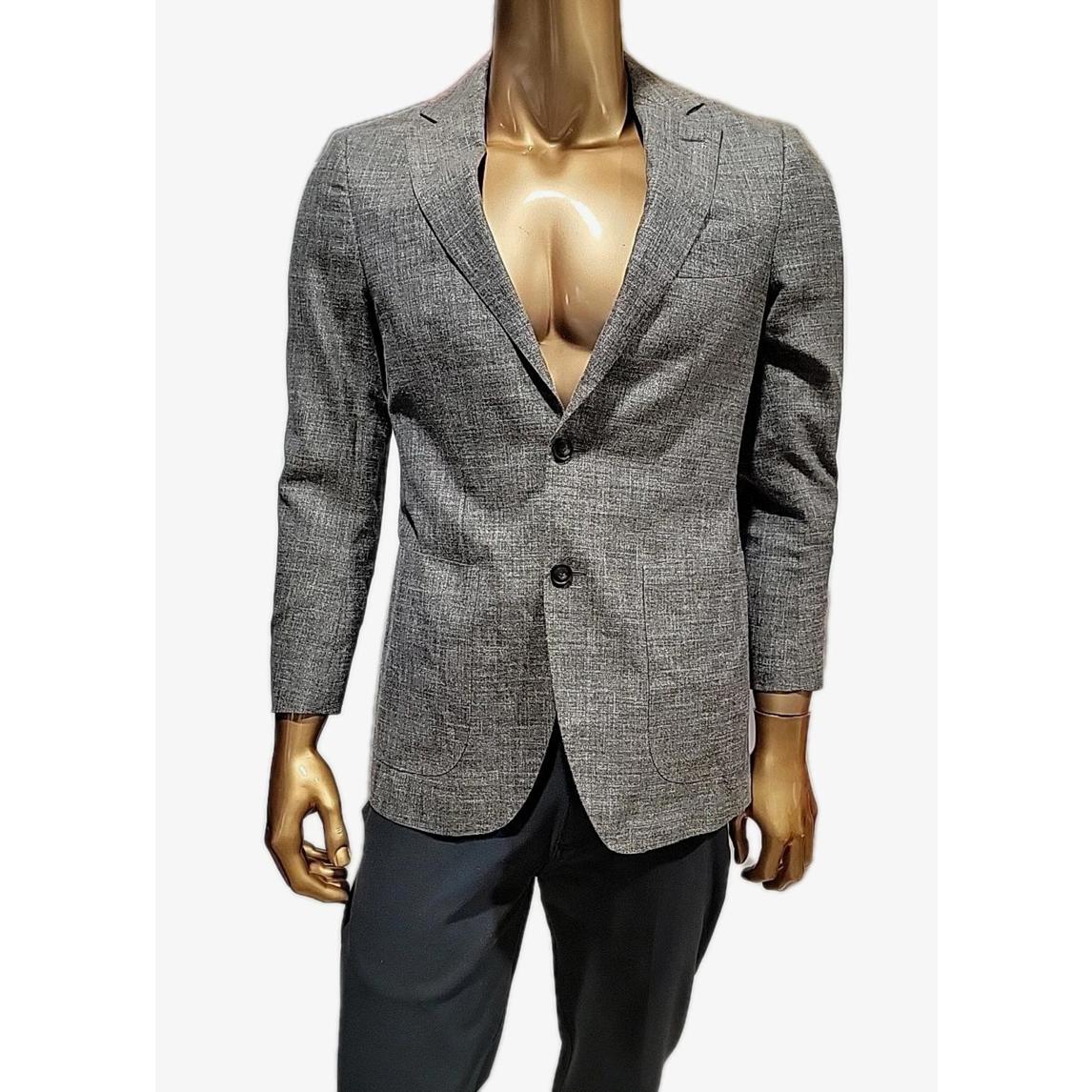 Suitsupply Ethomas Havana Hl Men’s Silk Wool 46l/Us 36 Brown Cut Slim New #Wm1